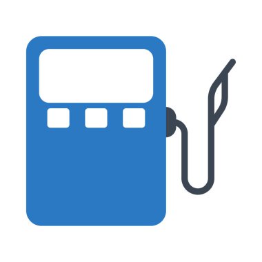 yakıt glyph renk vektör simgesi