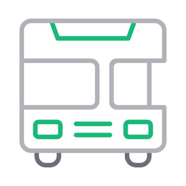 Araç renk çizgi vektör simgesi