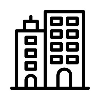 Office ince çizgi vektör simgesi