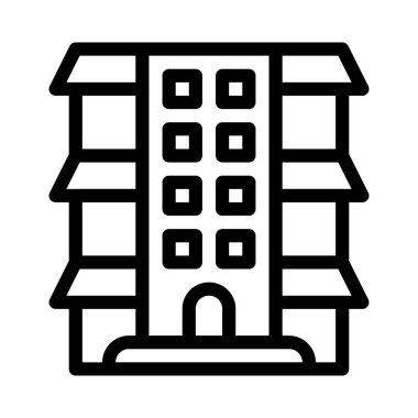 daire ince çizgi vektör simgesi