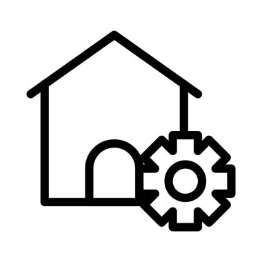 İnce Çizgi Vektör Simgesi