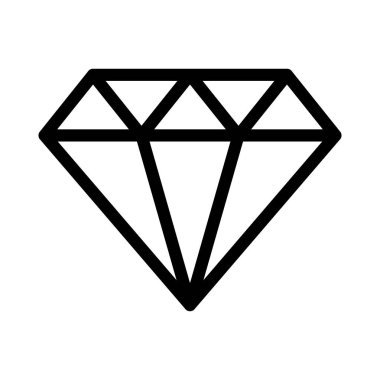 gem ince çizgi vektör simgesi