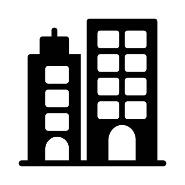 Daire glif simge vektör