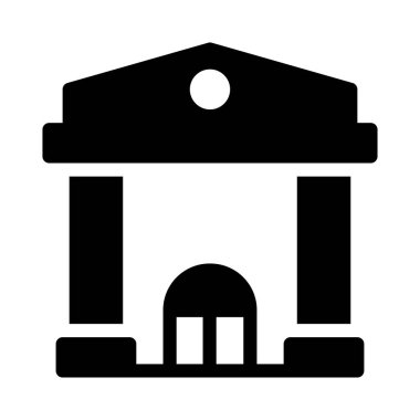 pencere glyph düz vektör simgesi