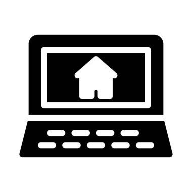 özellik glyph düz vektör simgesi