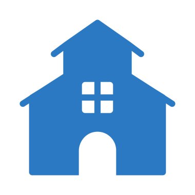 ev glyph renk vektör simgesi