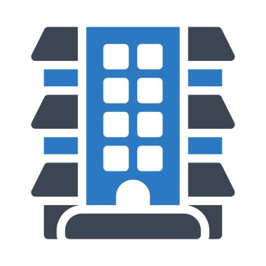 daire glyph renk vektör simgesi