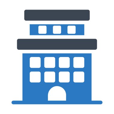 daire glyph renk vektör simgesi