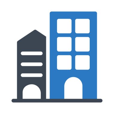 daire glyph renk vektör simgesi