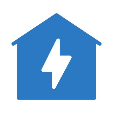 güç glyph renk vektör simgesi