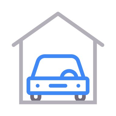 araç renk çizgisi vektör simgesi