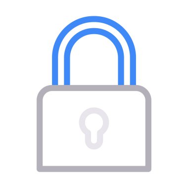 koruma renk çizgi vektör simgesi