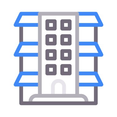 daire renk çizgisi vektör simgesi