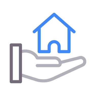 koruma renk çizgi vektör simgesi