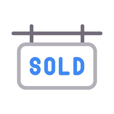 karton renk çizgisi vektör simgesi