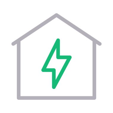 güç renk çizgisi vektör simgesi