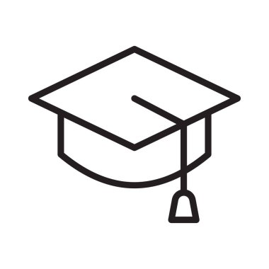 hat ince hat vektör simge