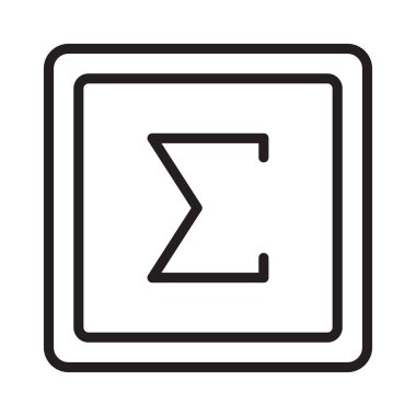 sembol ince çizgi vektör simgesi