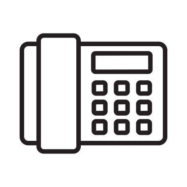 sabit hat ince çizgi vektör simgesi