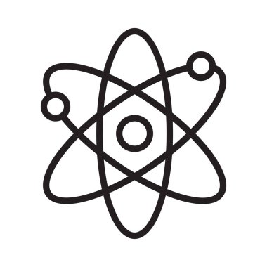 bilim ince çizgi vektör simgesi