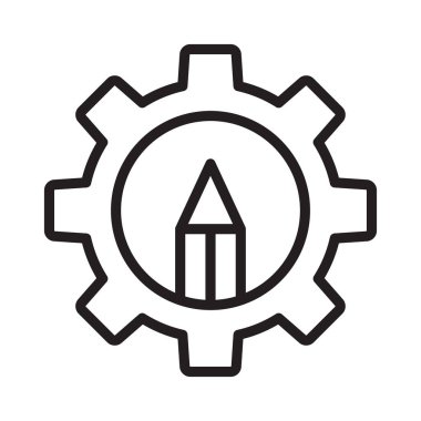 İnce çizgi vektör simge Düzenle