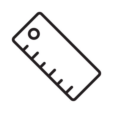 ince çizgi vektör simgesini ölçme