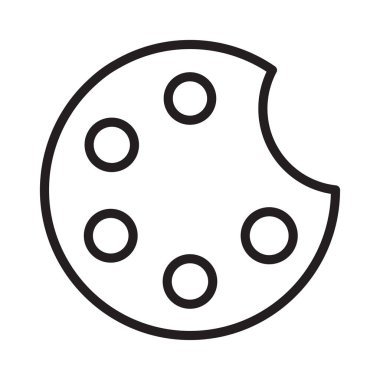 renk ince çizgi vektör simgesi