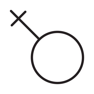 ince çizgi vektör simgesi işareti