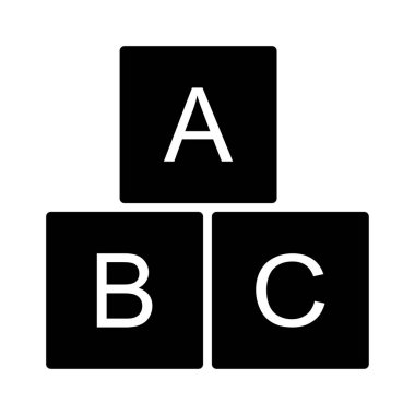 blok glyph düz vetor simgesi