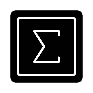 sembol glyph düz vetor simgesi