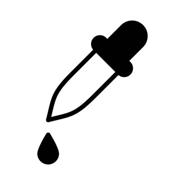 seçici glyph düz vetor simgesi