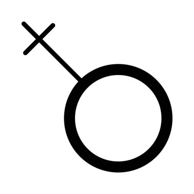 işareti glyph düz vetor simgesi