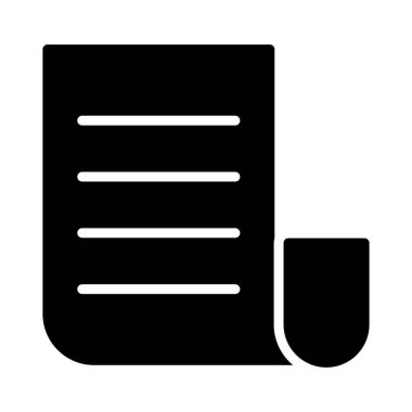 levha glyph düz vetor simgesi