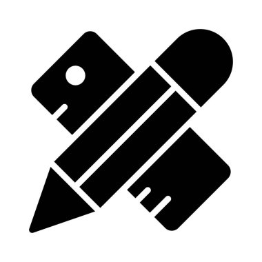 glyph düz vetor simgesi oluşturma