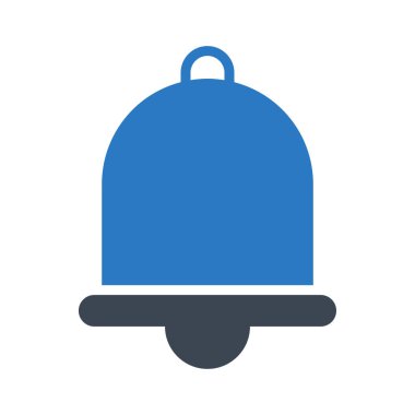 Alarm glif simge renk vektör