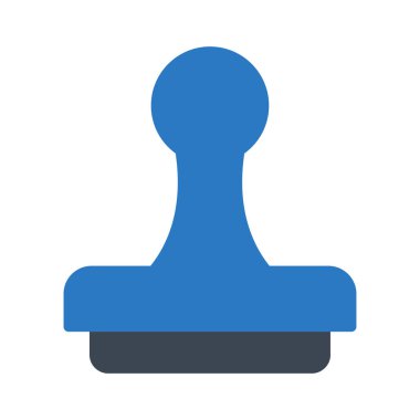 doğrulanmış glyph renk vektör simgesi