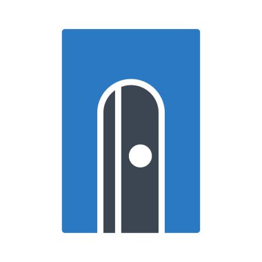 sabit glyph renk vektör simgesi