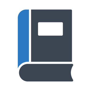 eğitim glyph renk vektör simgesi