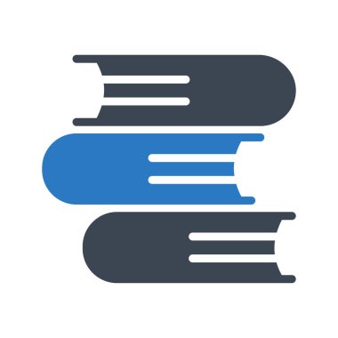 eğitim glyph renk vektör simgesi