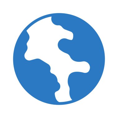 harita glif renk vektör simge