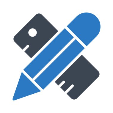 glyph renk vektör simgesi oluşturma