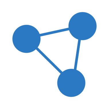 bağlantı glyph renk vektör simgesi