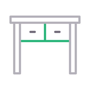 tablo renk çizgisi vektör simgesi