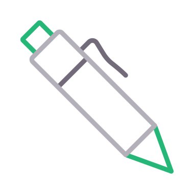 kalem renk çizgisi vektör simgesi