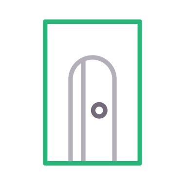 sabit renk çizgisi vektör simgesi