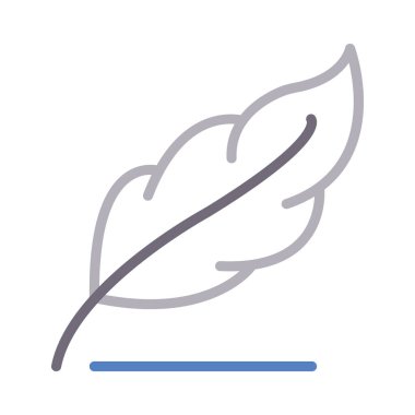 kalem renk çizgisi vektör simgesi