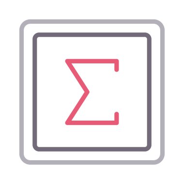 sembol renk çizgisi vektör simgesi