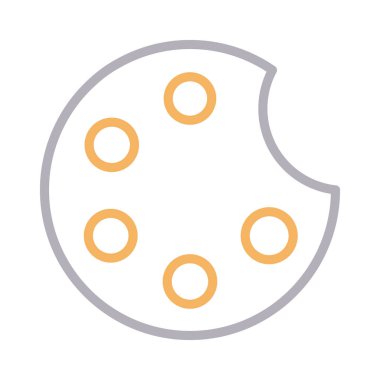 renk çizgisi vektör simgesi