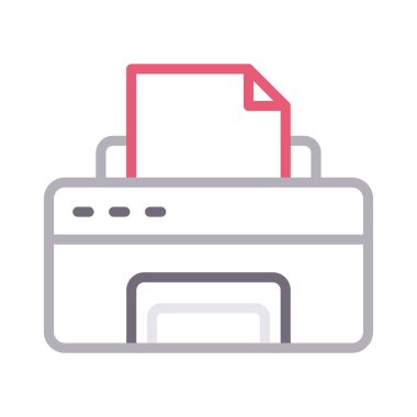 renkli çizgi vektör simgesiyazdır