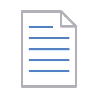 belge renk çizgisi vektör simgesi